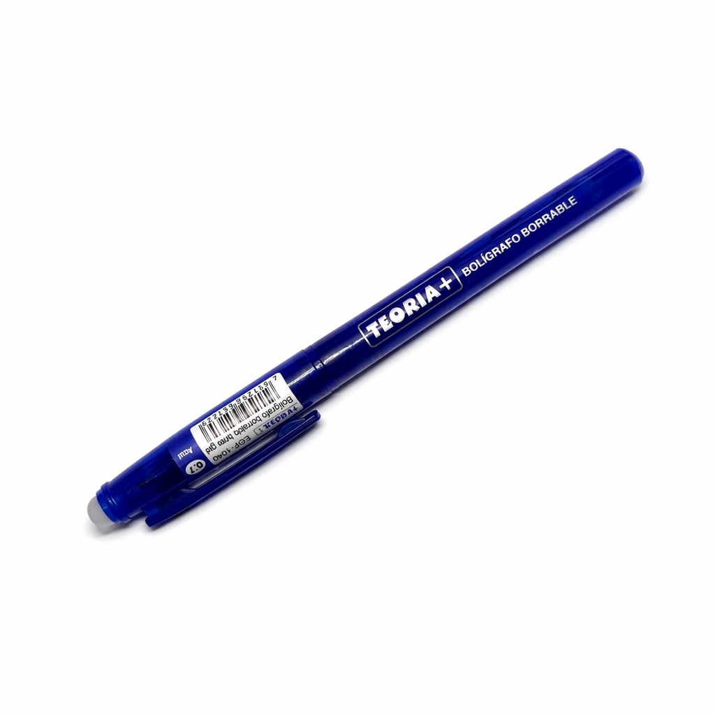 BOLIGRAFO BORRABLE TEORIA AZUL