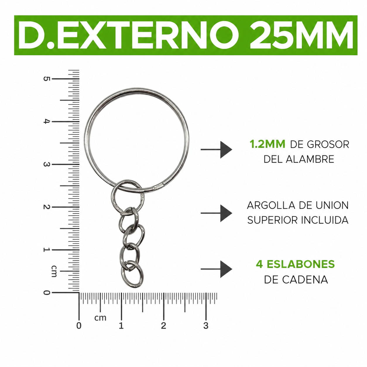 ARGOLLA PARA LLAVERO