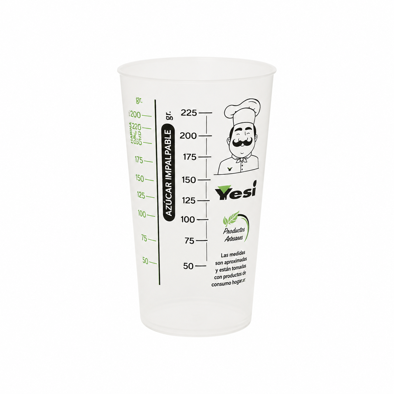 VASO MEDIDOR PLASTICO 300C YESI