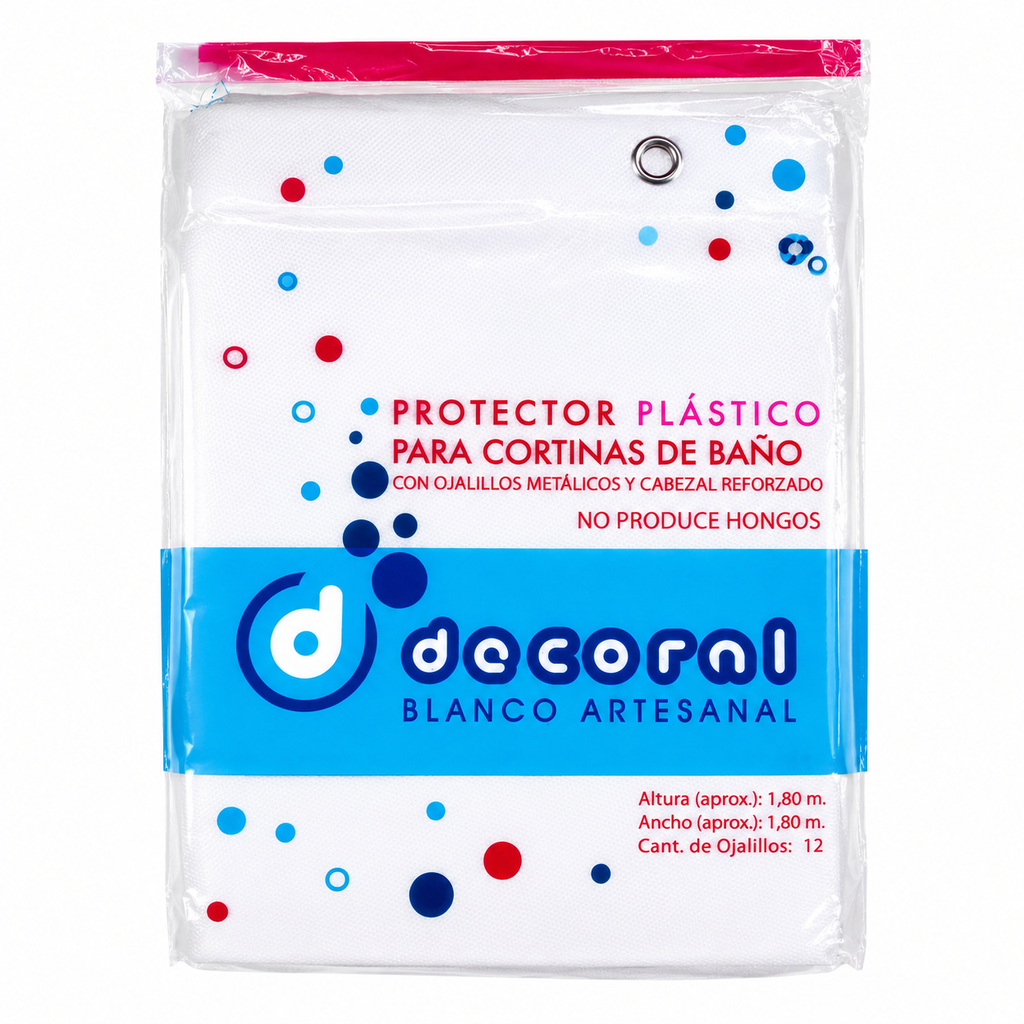 PROTECTOR PARA CORTINA DE BAÑO DECORAL