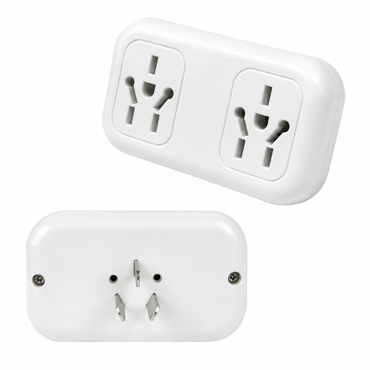 ADAPTADOR ZAPATILLA 2 TOMAS SIN CABLE