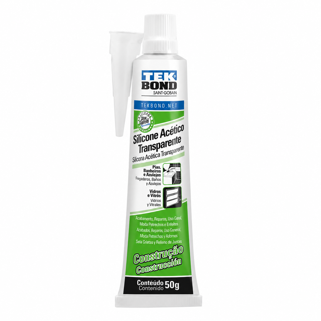SILICONA TRANSPARENTE 50GR TEKBOND
