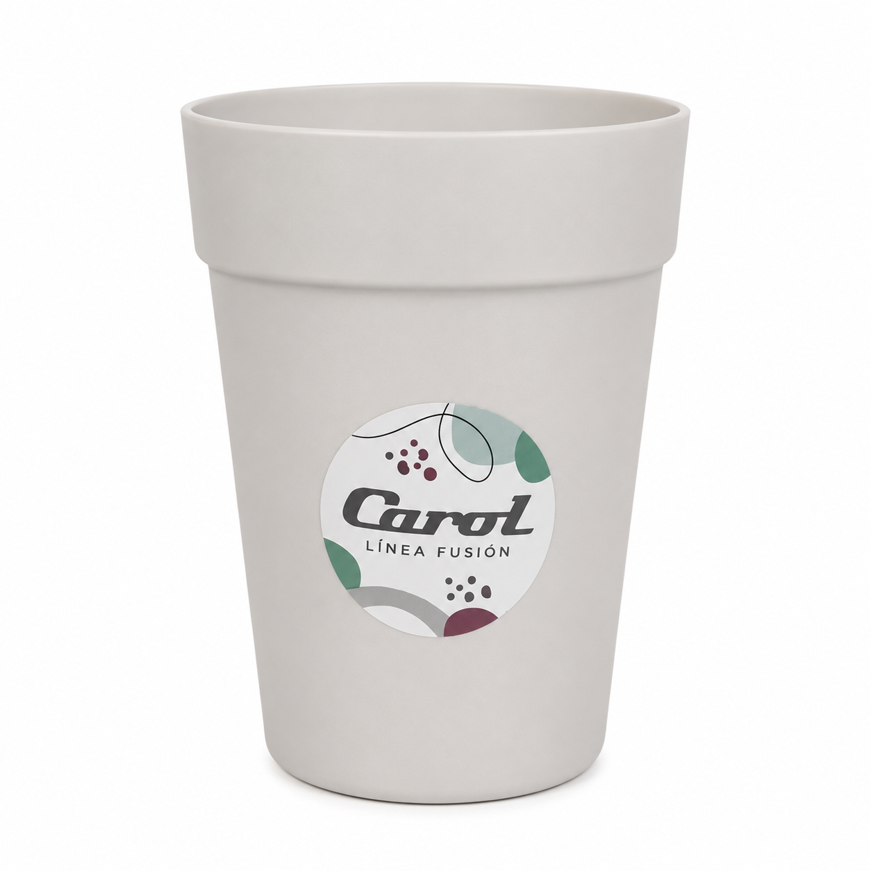 VASO PLASTICO 420CC CAROL