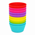 MOLDE MUFFINS INDIVIDUALES X 12 DE SILICONA