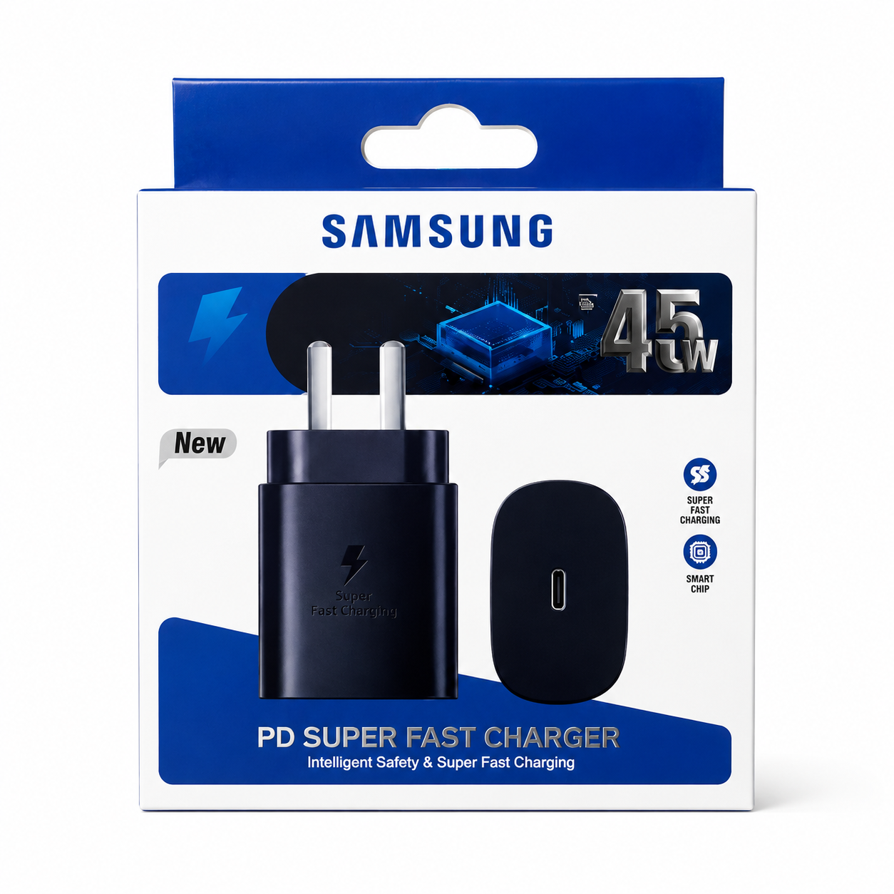 CARGADOR SAMSUNG TIPO C 45W SIN CABLE