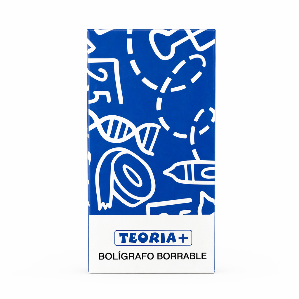 BOLIGRAFO BORRABLE TEORIA AZUL
