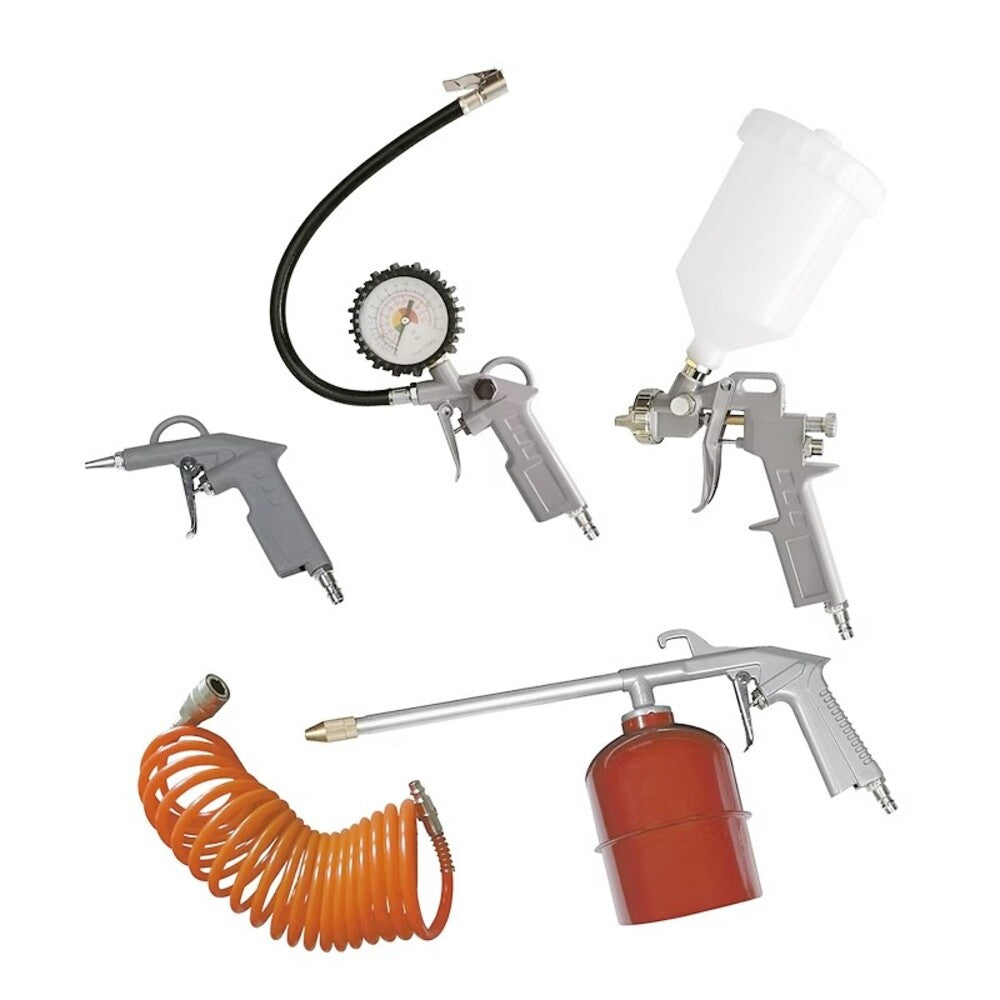 KIT P/COMPRESOR AIRE Y PINTURA 5 EN 1 CONER