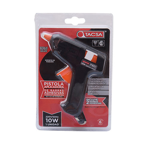 PISTOLA P/SILICONA TACSA CHICA 10W