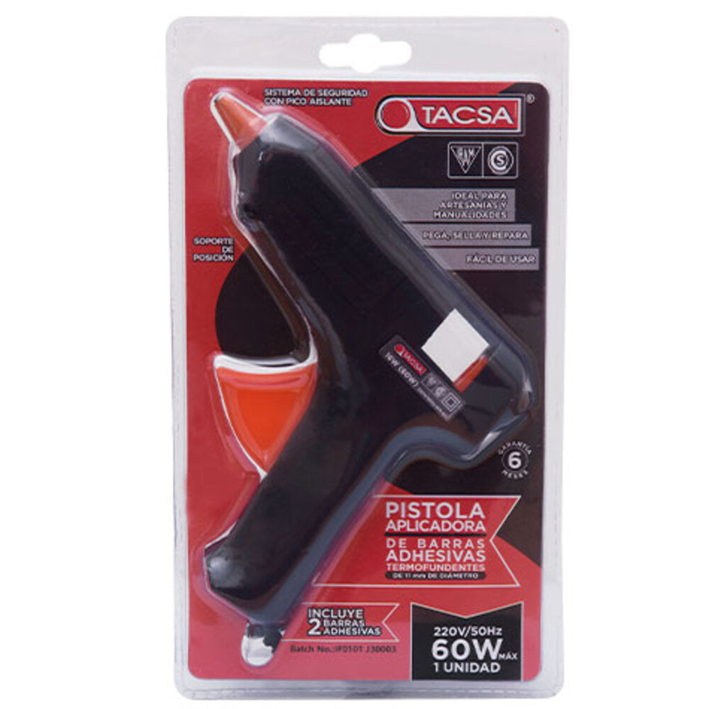 PISTOLA P/SILICONA TACSA GRANDE 16/60W